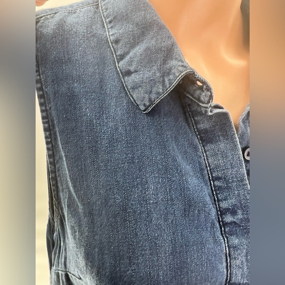 Banana Republic Denim Dress - Size 6P - Picture 5 of 6